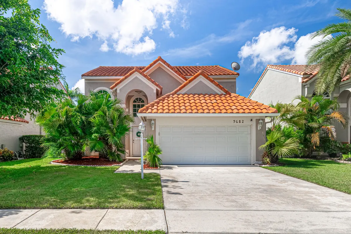 Front Home at 9682 Via Emilie, Boca Raton