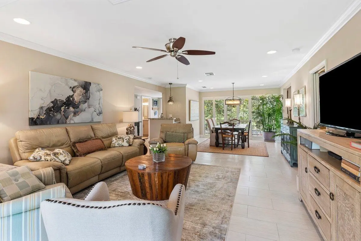 Interior living area at 4321 B Quail Ridge Drive Sandpiper, Boynton Beach