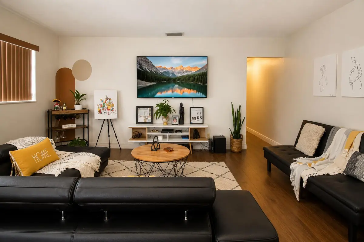 Living Room at 2121 NE 68TH Street 201, Fort Lauderdale