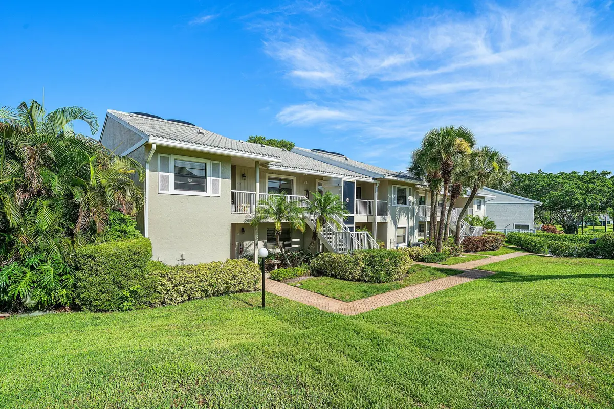 Exterior Front at 61 Eastgate Drive C, Boynton Beach