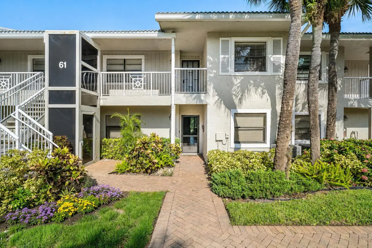 Exterior Front at 61 Eastgate Drive C, Boynton Beach