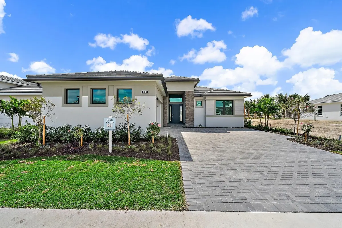 Front Exterior at 9513 St Germain Drive, Palm Beach Gardens