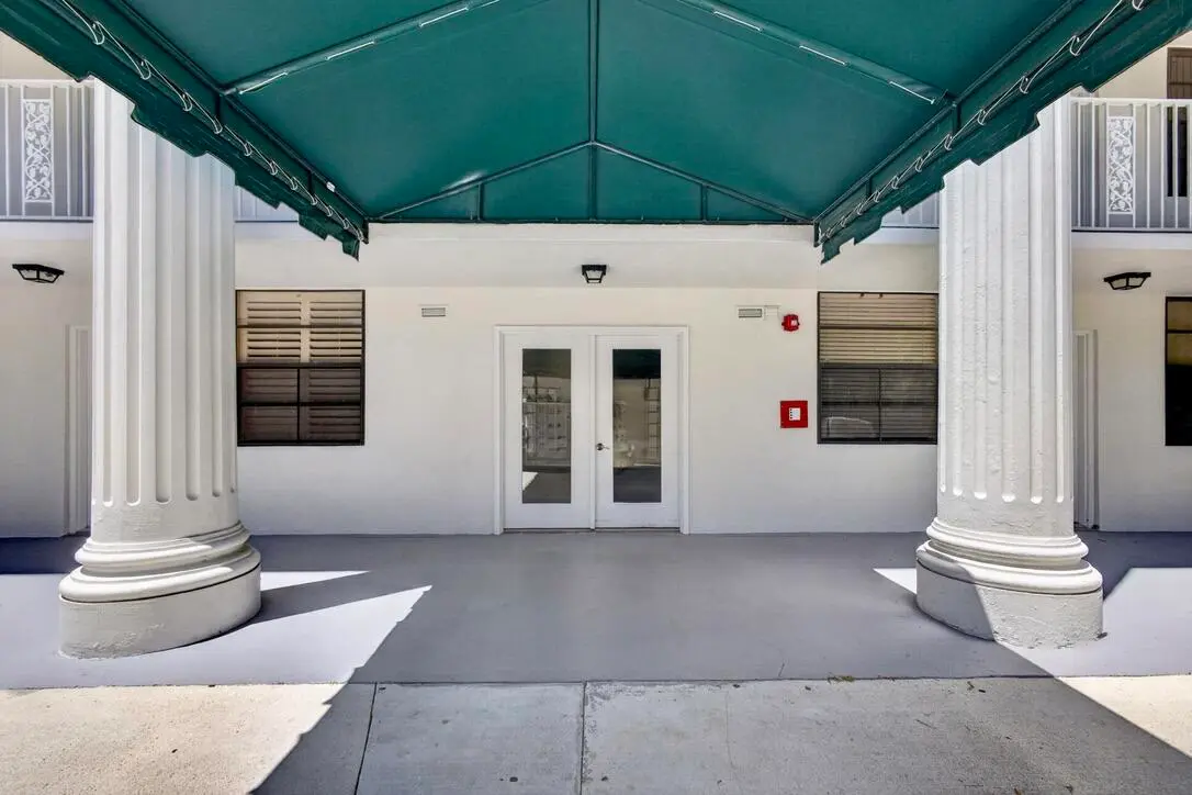 Inviting Entryway at 3635 Whitehall Drive 302, West Palm Beach