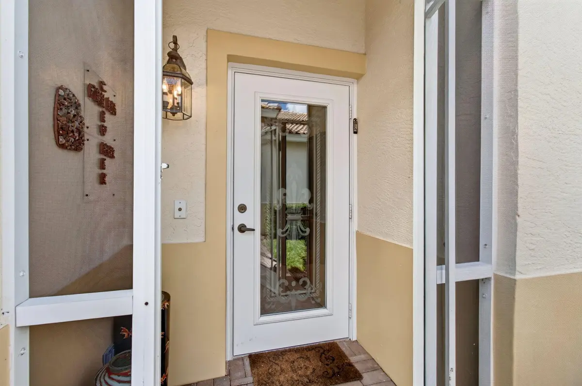 1front door at 2323 WINDJAMMER Way, West Palm Beach
