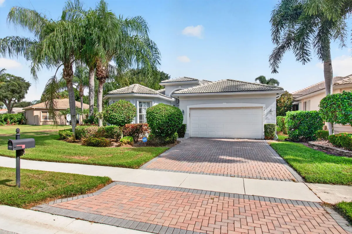 Front of house at 7315 Twin Falls Drive, Boynton Beach