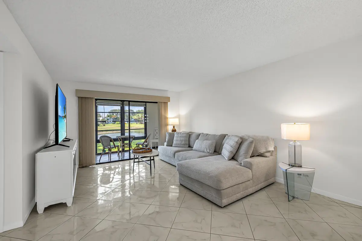 Living room at 15234 Lakes Of Delray Boulevard G 244, Delray Beach