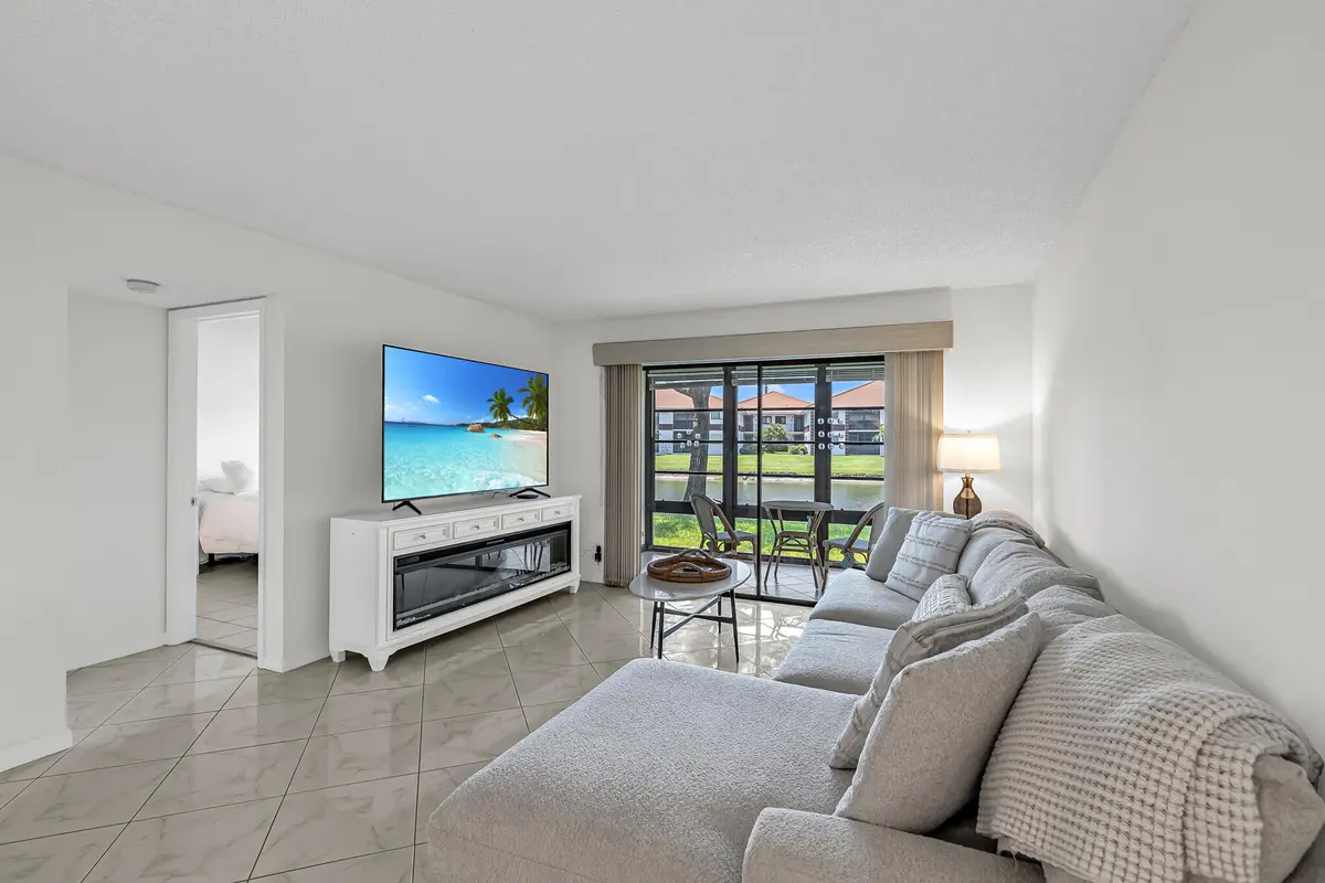 Living room at 15234 Lakes Of Delray Boulevard G 244, Delray Beach