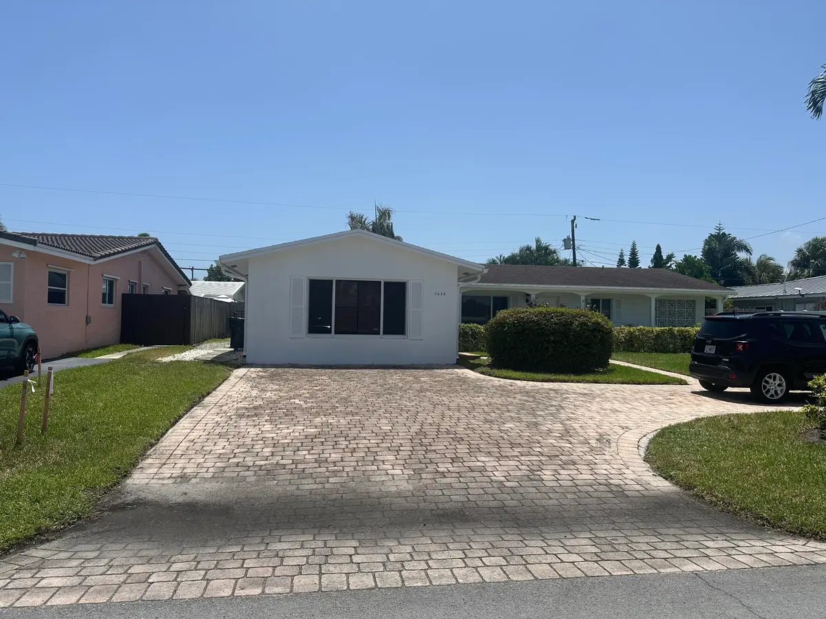 Exterior Front at 1632 NE 56th Court, Fort Lauderdale