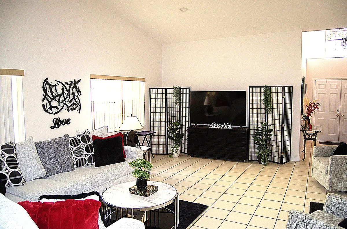 Living Rm at 7570 DIAMOND POINTE Circle, Delray Beach