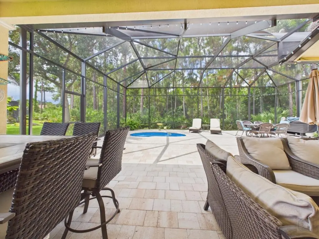 Patio at 7059 MAIDSTONE Drive, Port St. Lucie