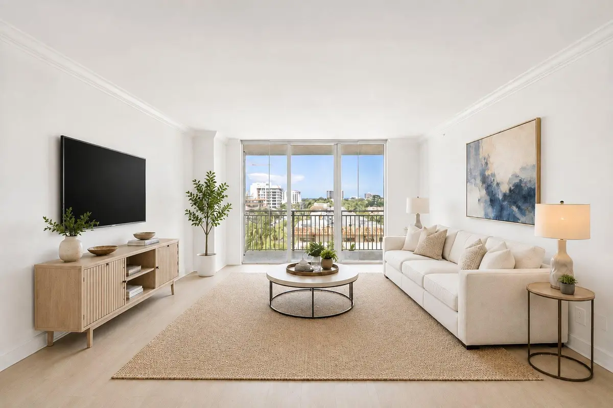MAIN LIVING at 99 SE Mizner Boulevard 609, Boca Raton