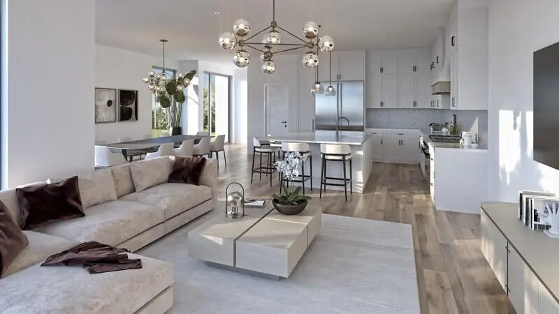 735 SE 4th Rendering Interior at 735 SE 4th Avenue, Delray Beach