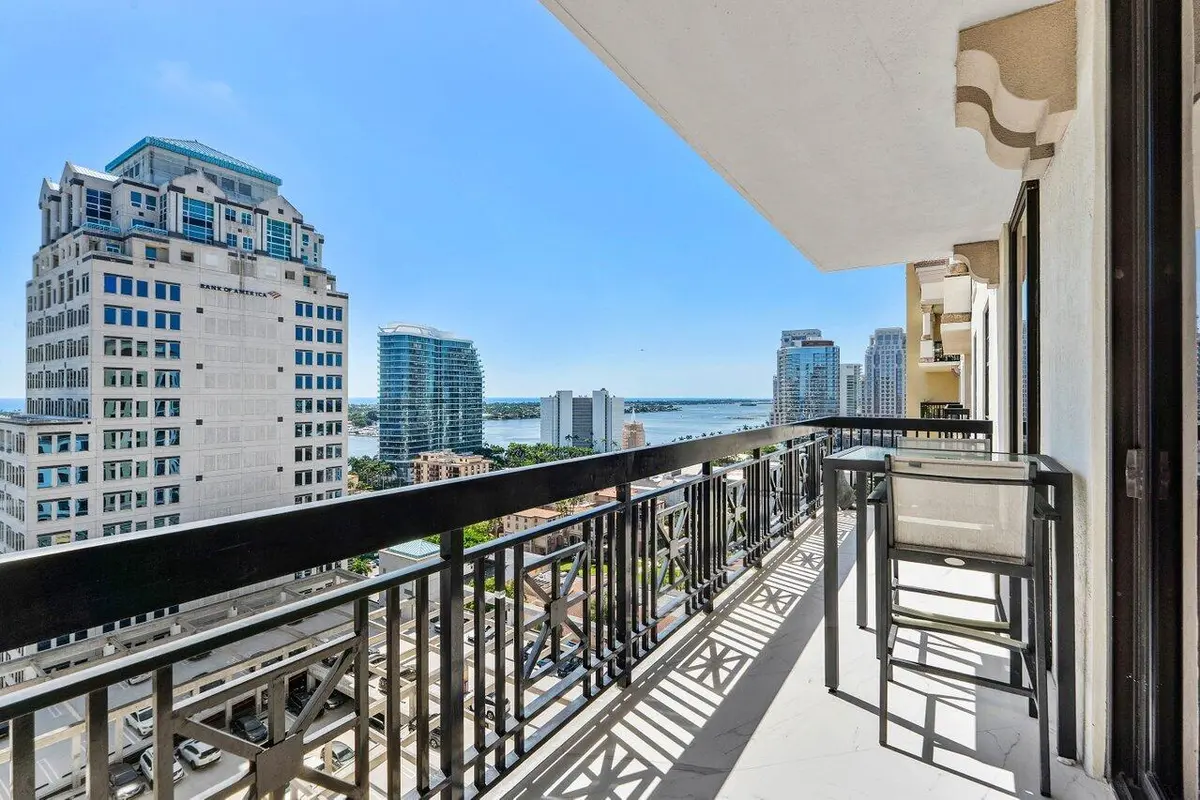 30 foot terrace ocean views! at 801 S OLIVE Avenue 1508, West Palm Beach