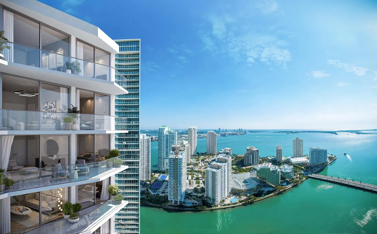 VICEROY-BRICKELL_South-Facade-SE-Day-Vie at 77 SE 5th Street 4115, Miami