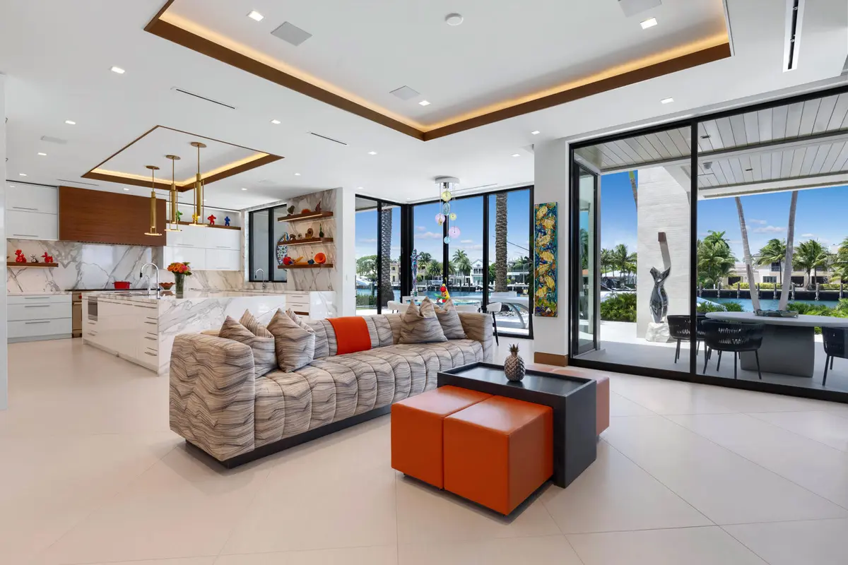 Family Room at 200 Fiesta Way, Fort Lauderdale