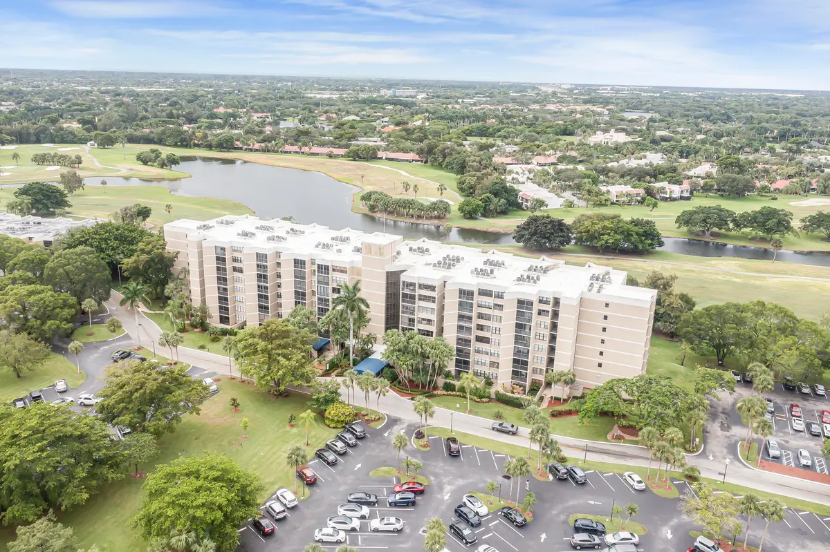 Aerial View at 16300 Golf Club Road 114, Weston