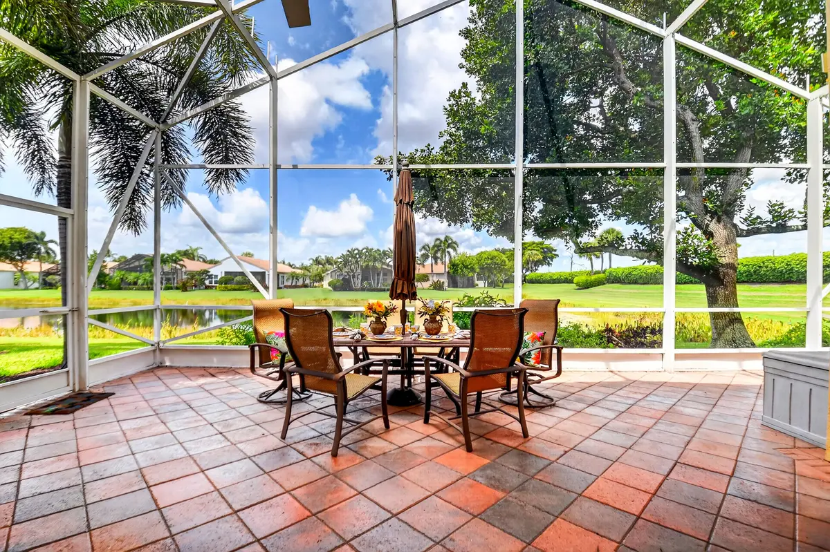 Spectacular Screened Patio at 13031 Salinas Point Way, Delray Beach