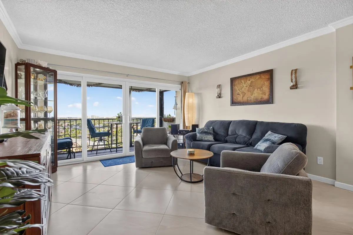Living Room at 801 S Federal Highway 1103, Pompano Beach