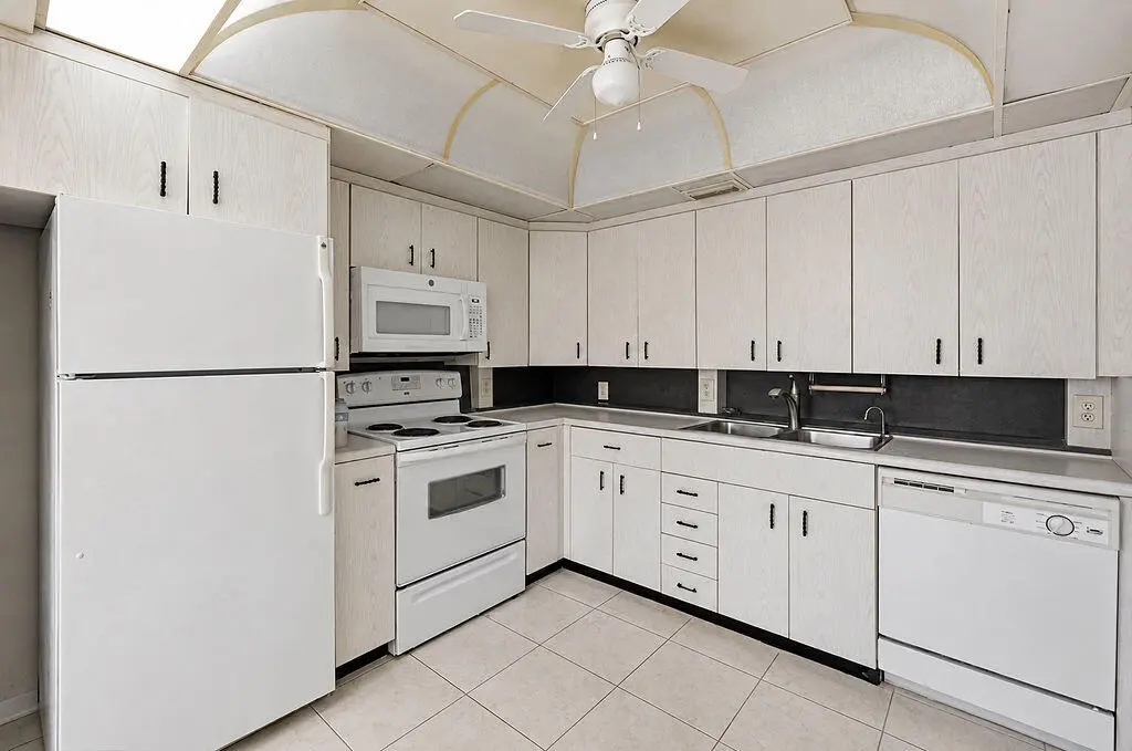 Kitchen at 3026 Rexford B, Boca Raton