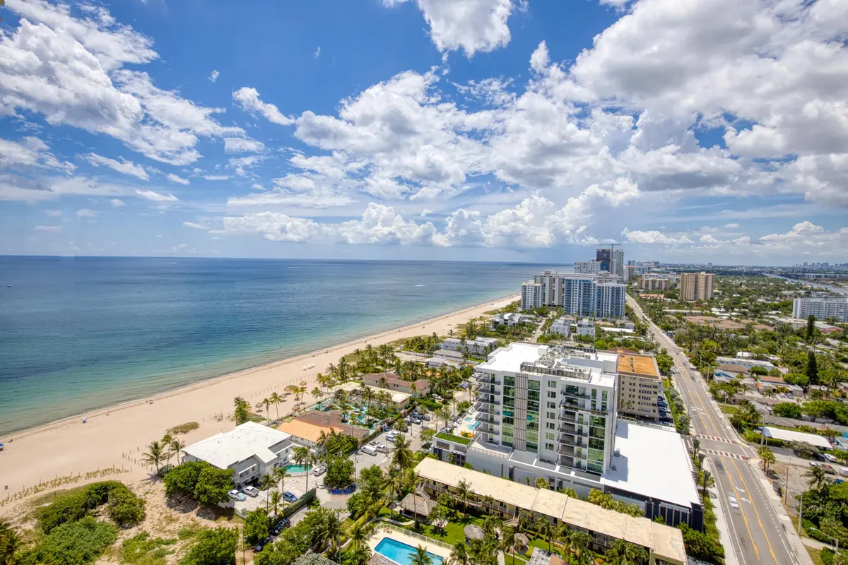 balcony view at 111 Briny Avenue 27-12, Pompano Beach
