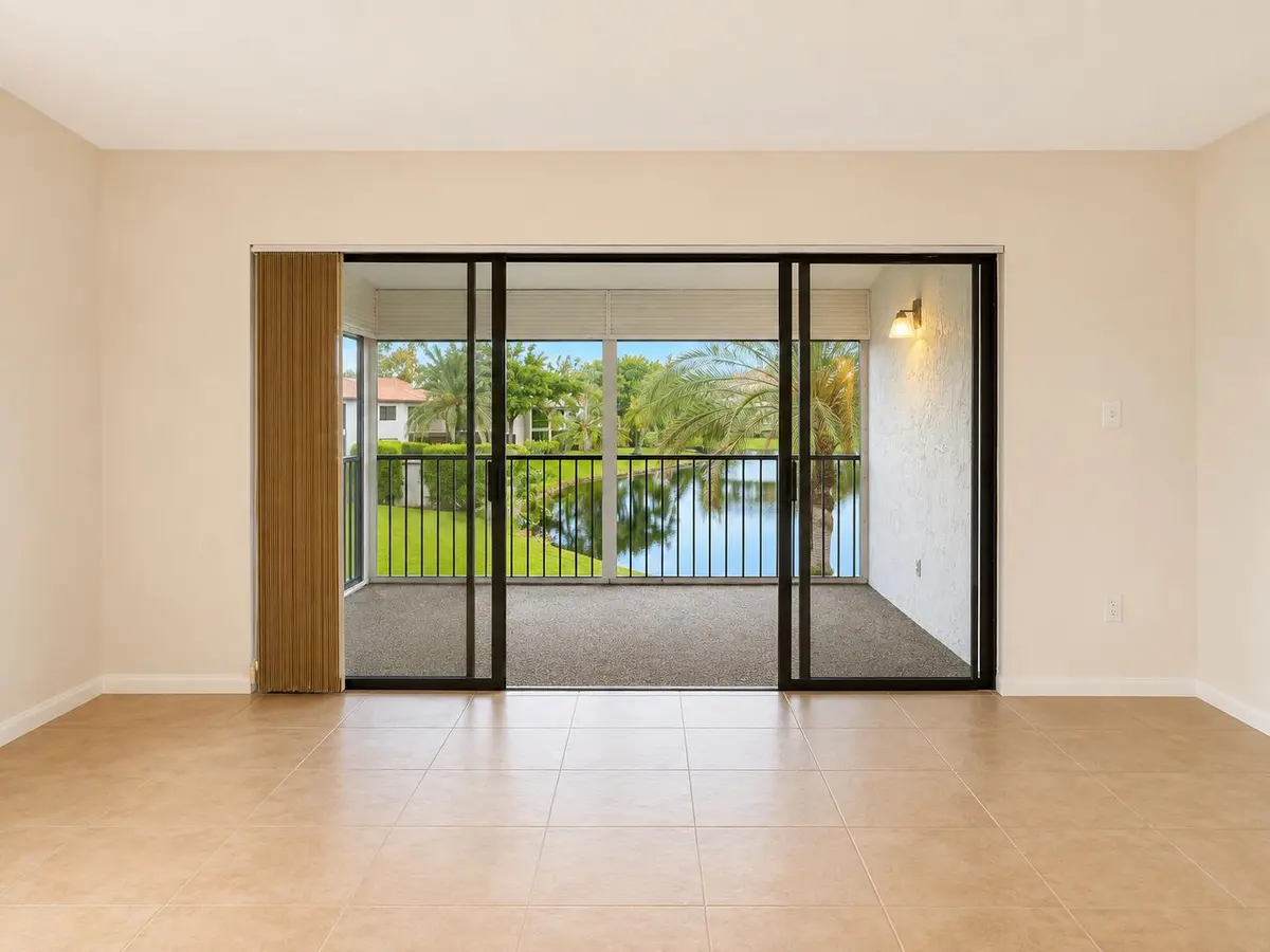 Unobstructed Lake/Balcony view at 9307 Vista Del Lago 17B, Boca Raton