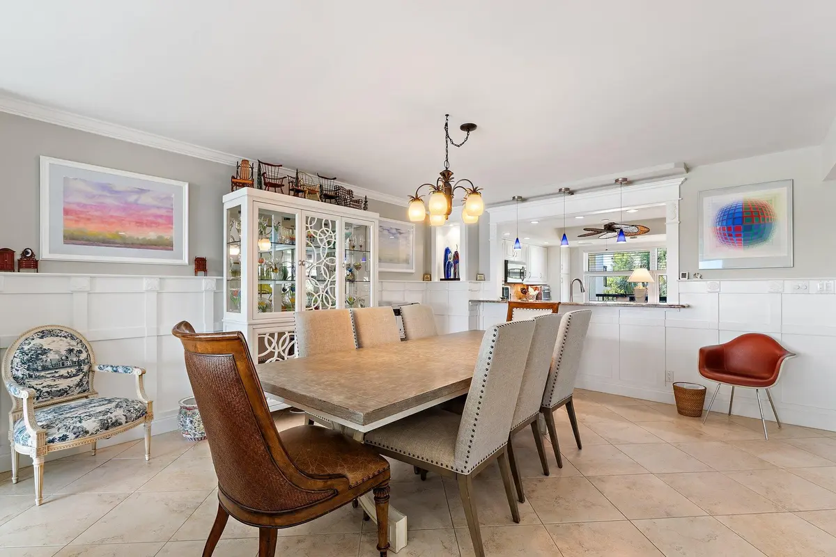 Dining Room at 374 Golfview Road 405, North Palm Beach