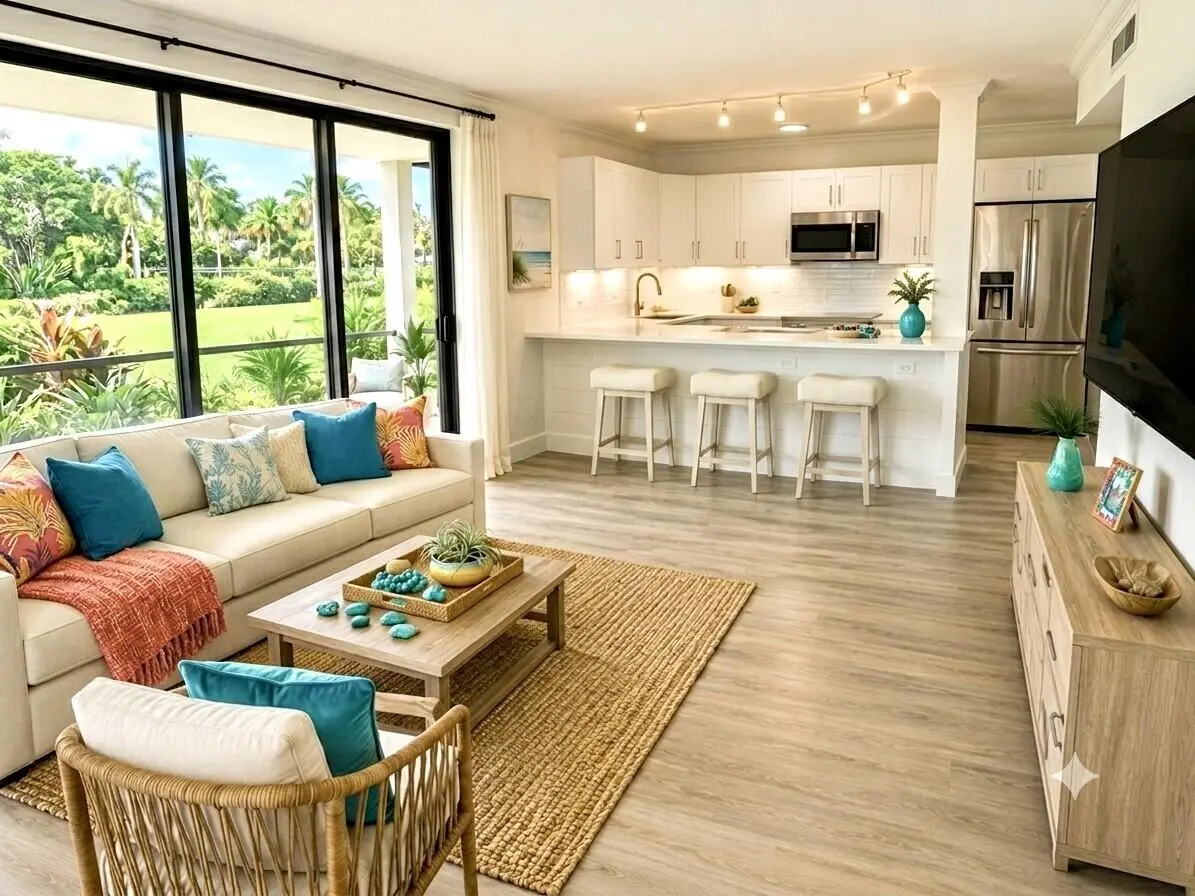 Living Room at 1605 S US HIGHWAY 1 106M1, Jupiter
