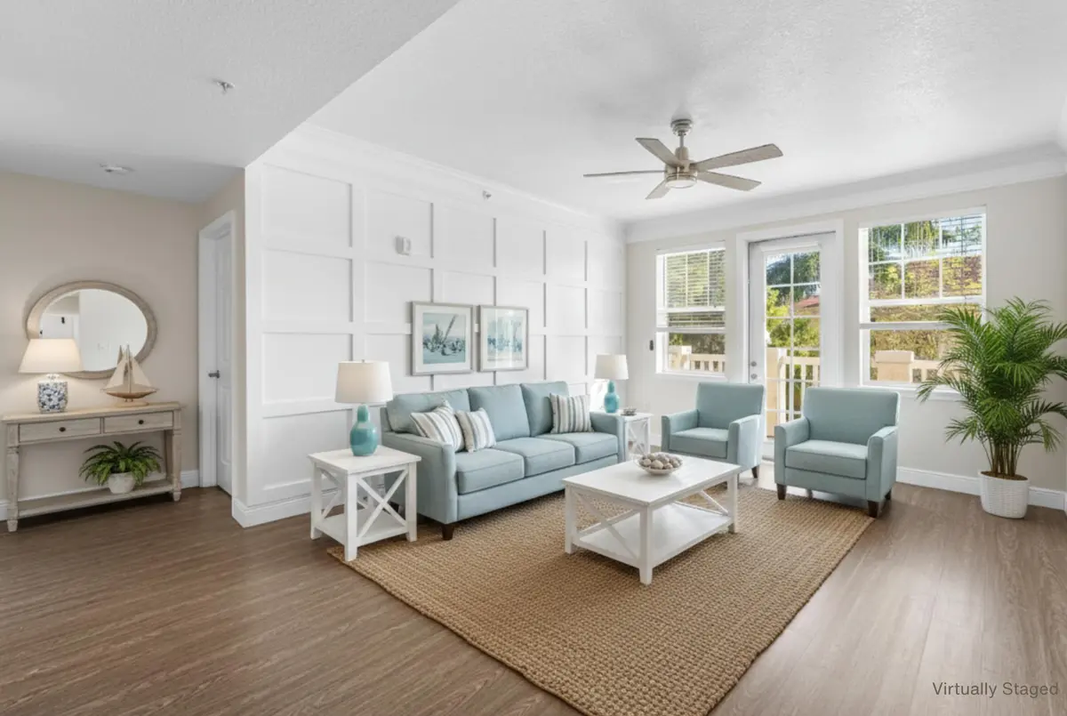 Main Room 1 - Virtually Staged at 276 Murcia Drive 301, Jupiter