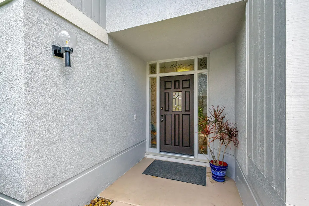 Front door at 523 Prestwick Circle, Palm Beach Gardens