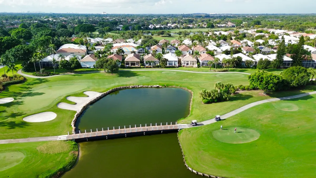 Aerial at 210 Coral Cay Terrace, Palm Beach Gardens