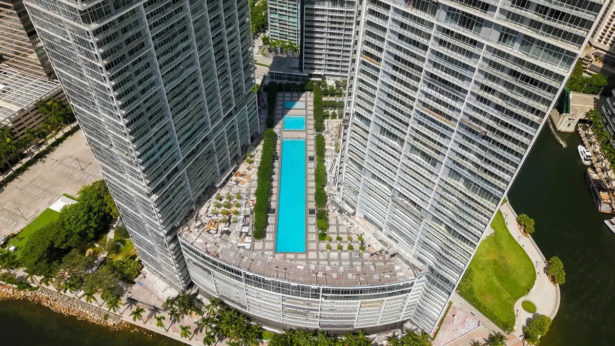 front side facing intracoastal at 465 BRICKELL Avenue 5102, Miami