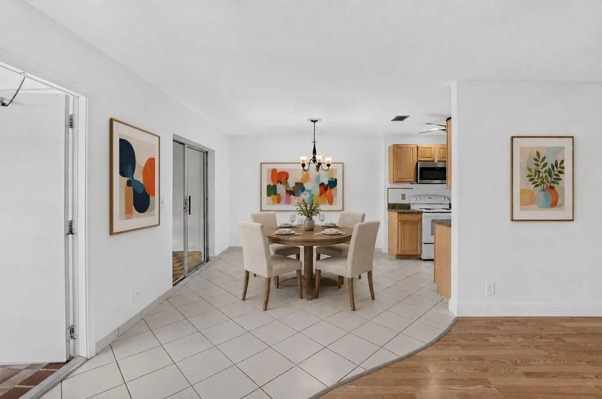 Dining Area at 6070 La Palma Lane, Delray Beach