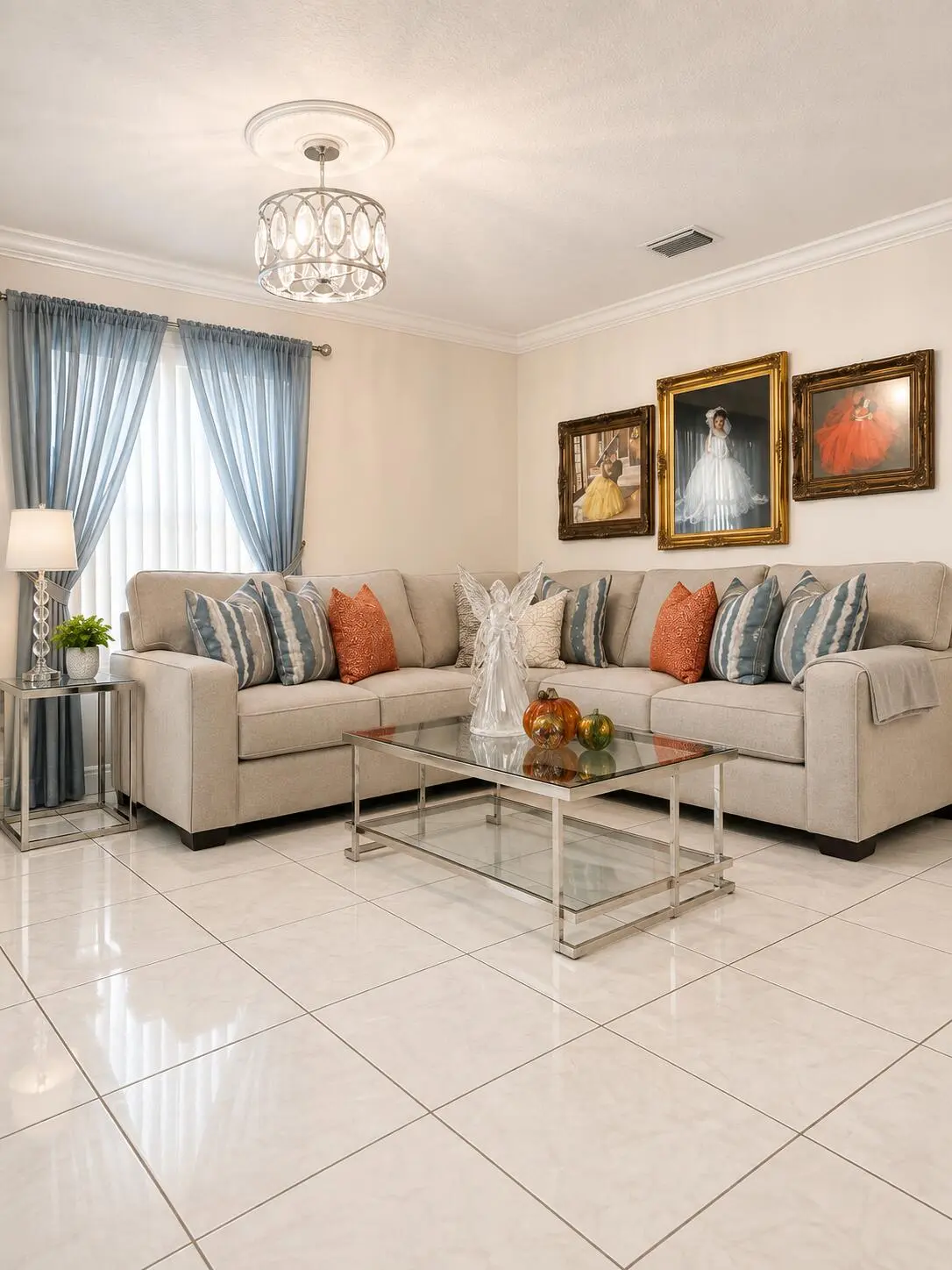 Living Room at 821 Hampton Road, West Palm Beach
