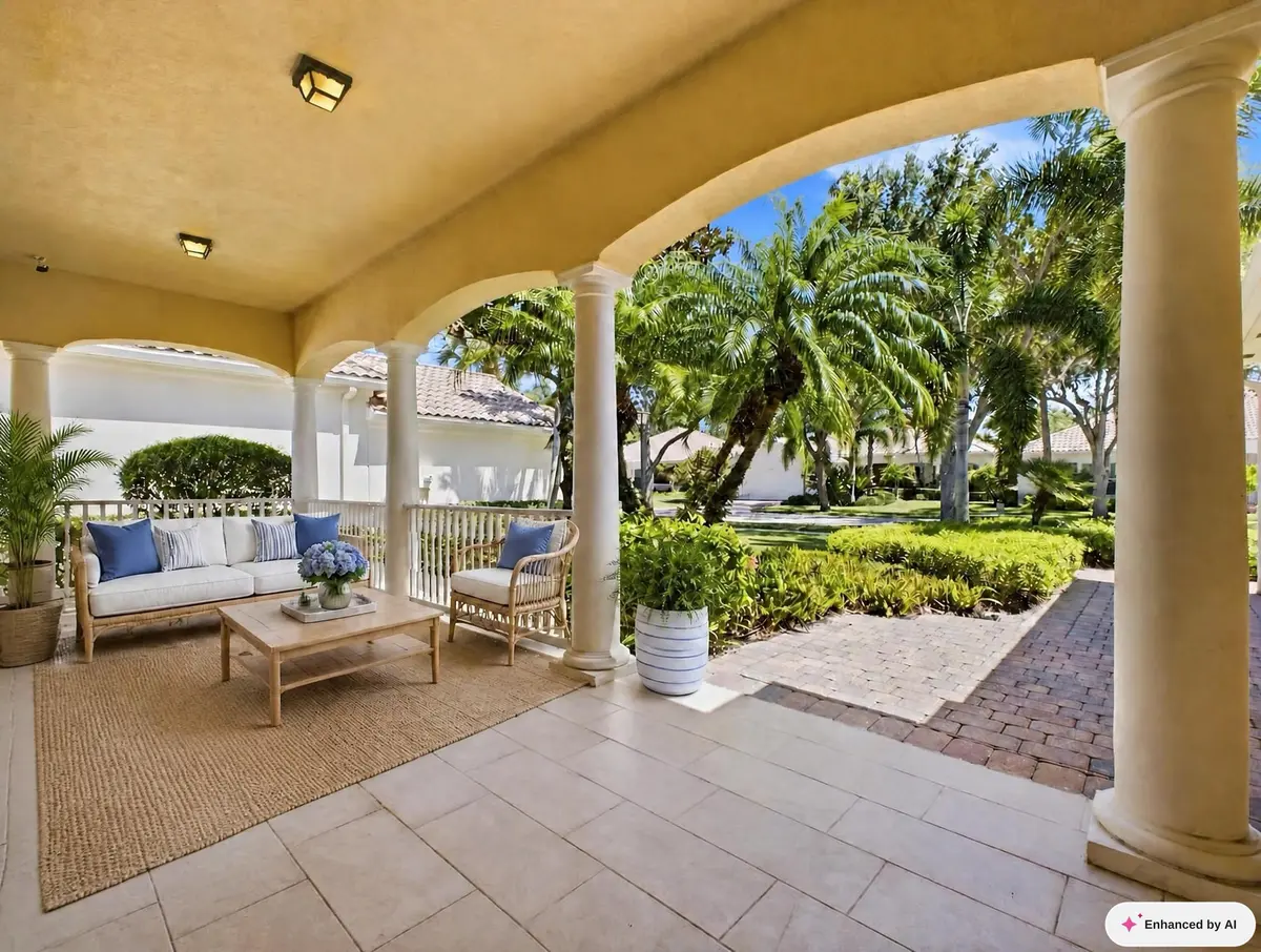 Entry Porch Staged at 8033 KALIKO Lane, Wellington