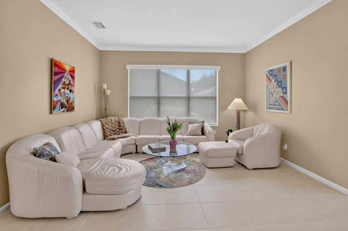 LIVING ROOM at 13645 SABATINI Lane, Delray Beach