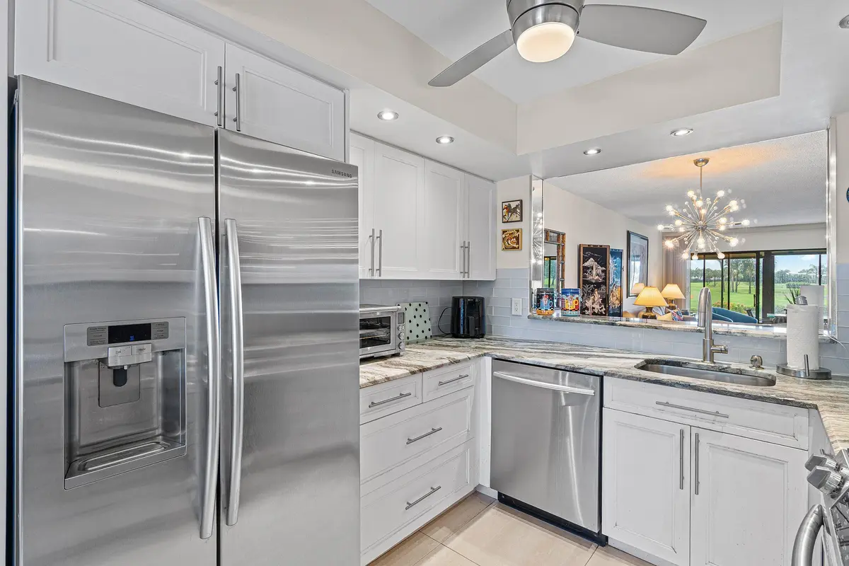 Up-Dated Kitchen at 5152 Golfview Court, Delray Beach