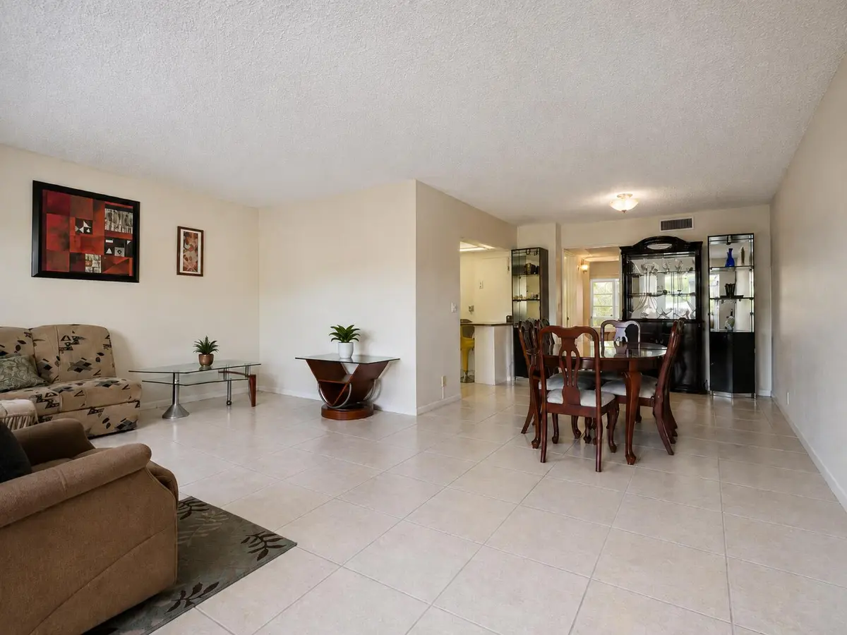Spacious Living /Dining Area at 307 Greenbrier B, West Palm Beach