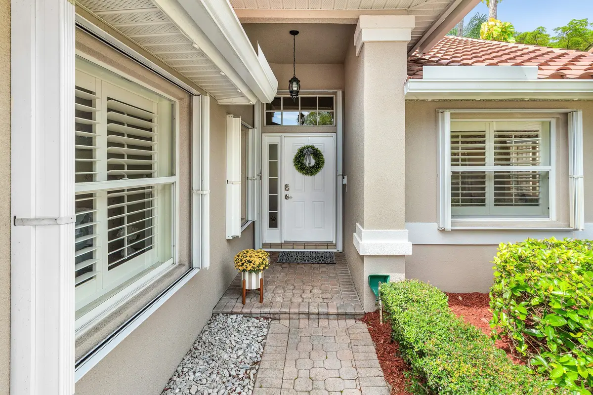Front Entrance at 5554 GRANDE PALM Circle, Delray Beach
