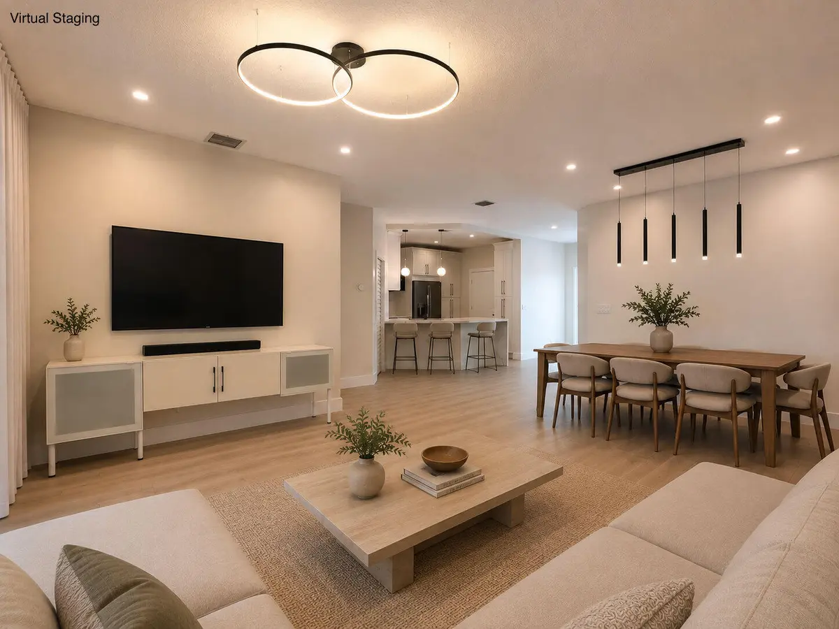 living-room-staging- at 1021 SW 42nd Terrace, Deerfield Beach