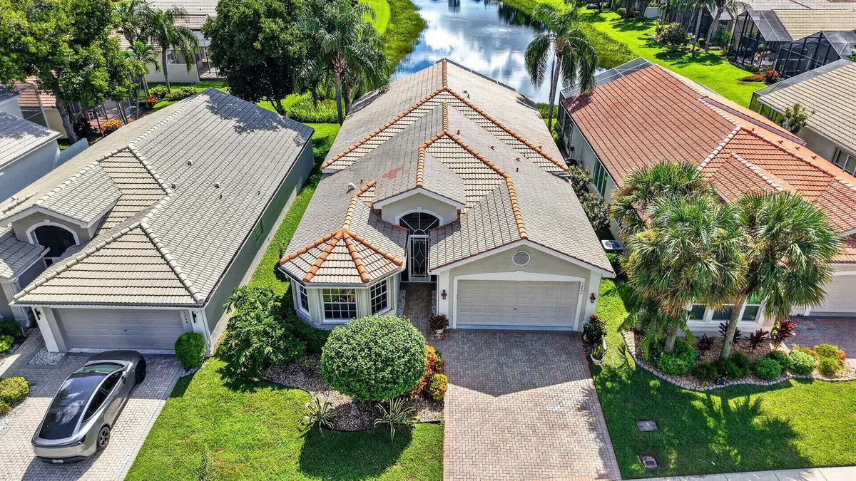 AERIAL VIEW at 13050 Misty Gilbralter Way, Delray Beach