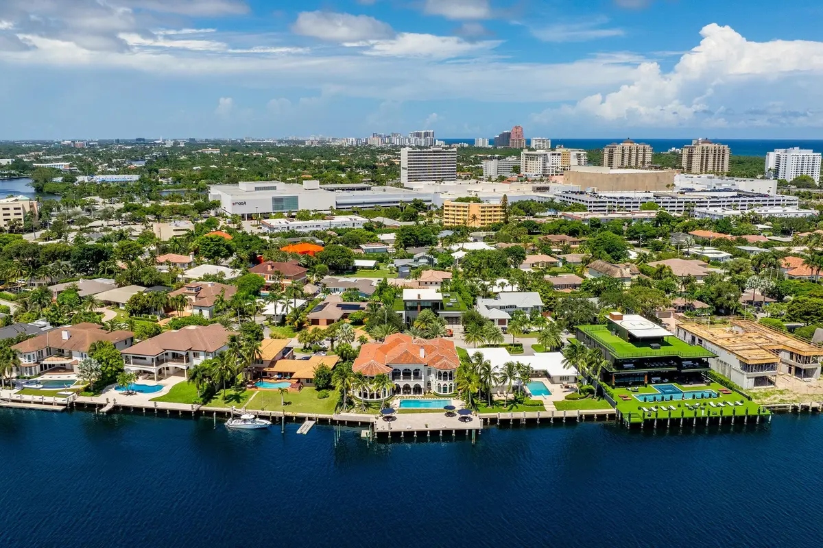 Aerial at 745 Middle River Drive, Fort Lauderdale
