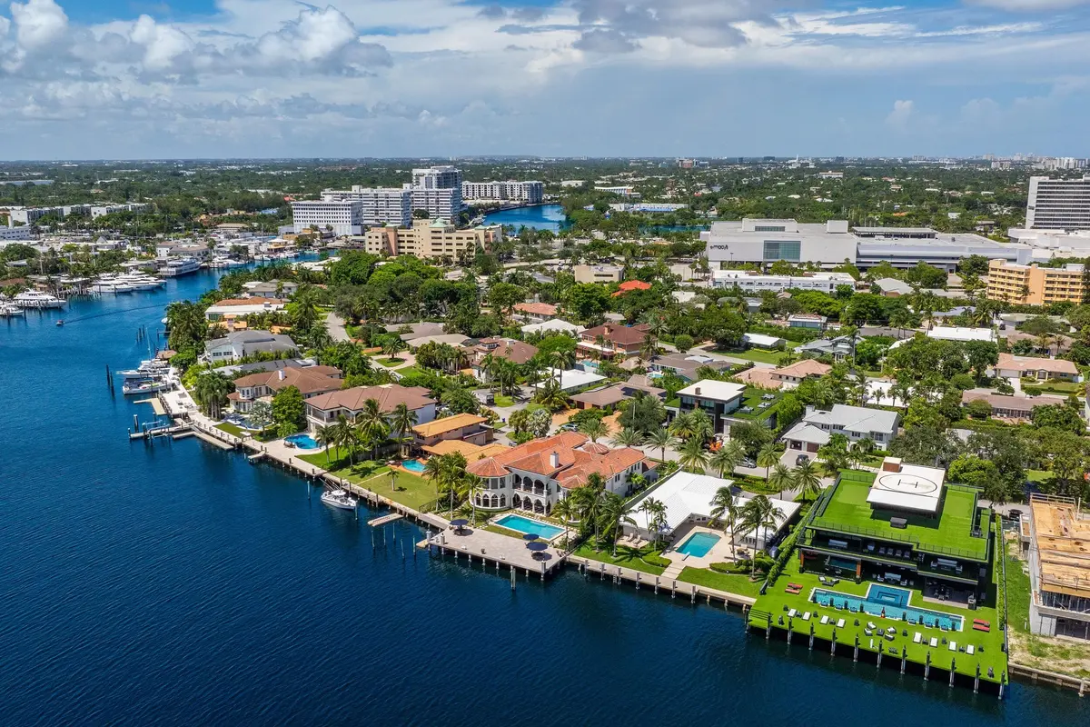 Aerial at 745 Middle River Drive, Fort Lauderdale