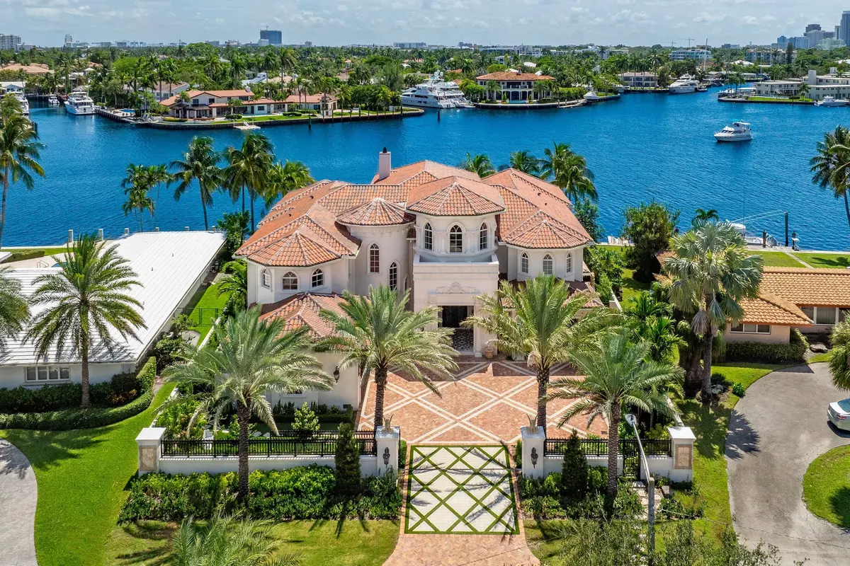 Aerial at 745 Middle River Drive, Fort Lauderdale