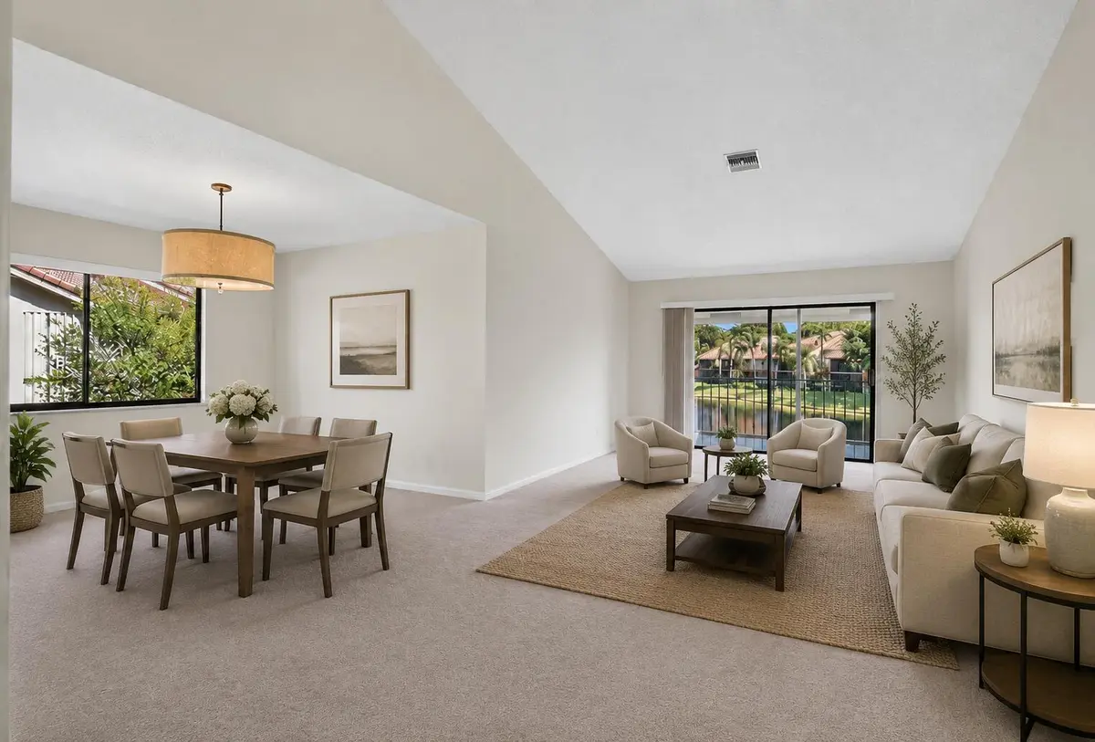 DINING LIVING at 5751 Coach House Circle E, Boca Raton