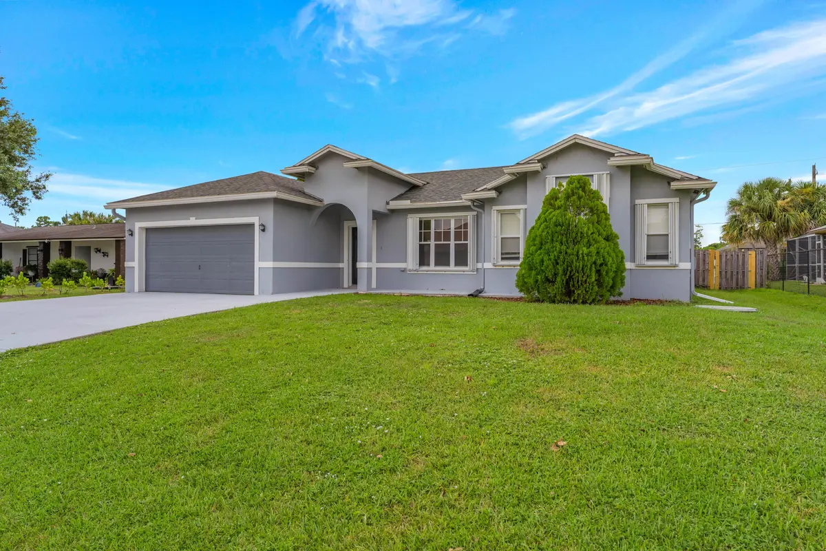 Front Elevation at 2320 SW MADRID Road, Port St. Lucie