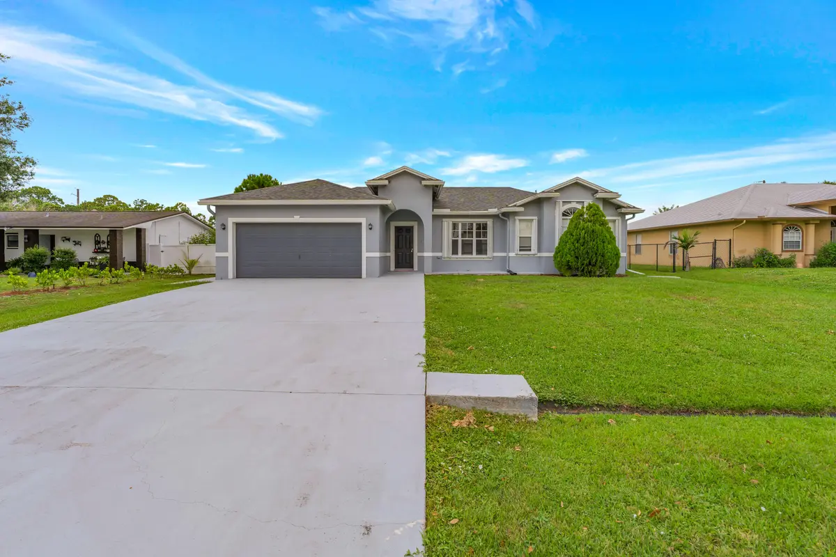 Front Elevation at 2320 SW MADRID Road, Port St. Lucie