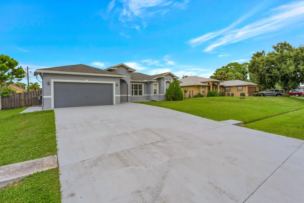 Front Elevation at 2320 SW MADRID Road, Port St. Lucie