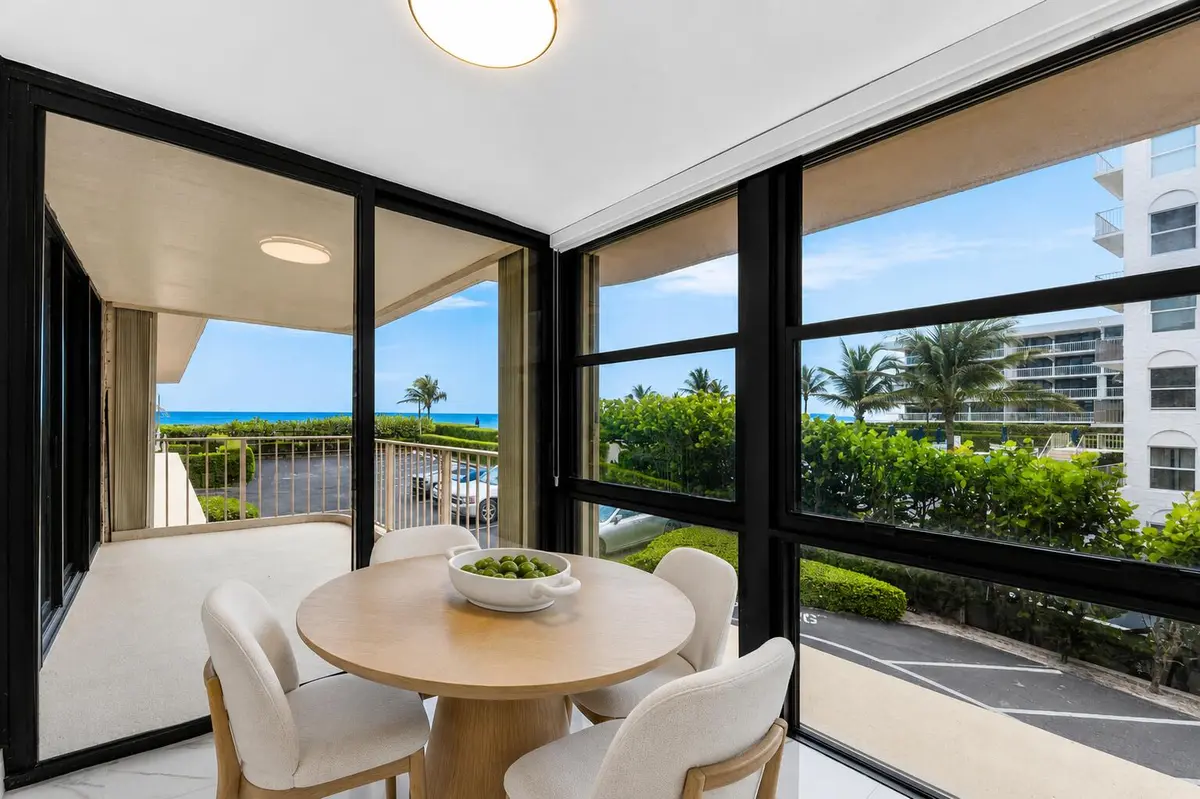 Sunroom Nook w/ Water Views at 3200 S OCEAN Boulevard A202, Palm Beach