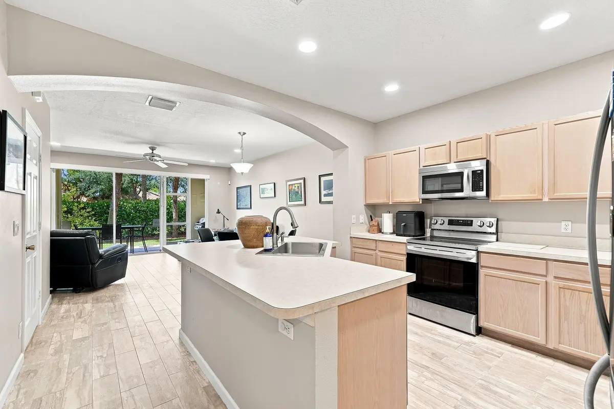 Kitchen & Living room at 9989 PORTA LEONA Lane, Boynton Beach