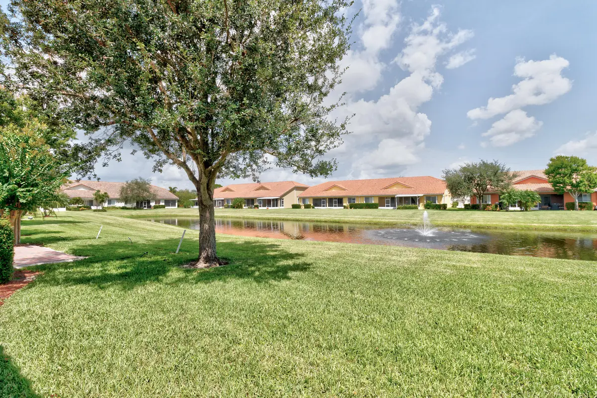 Backyard Views at 6380 OXFORD Circle 104D, Vero Beach
